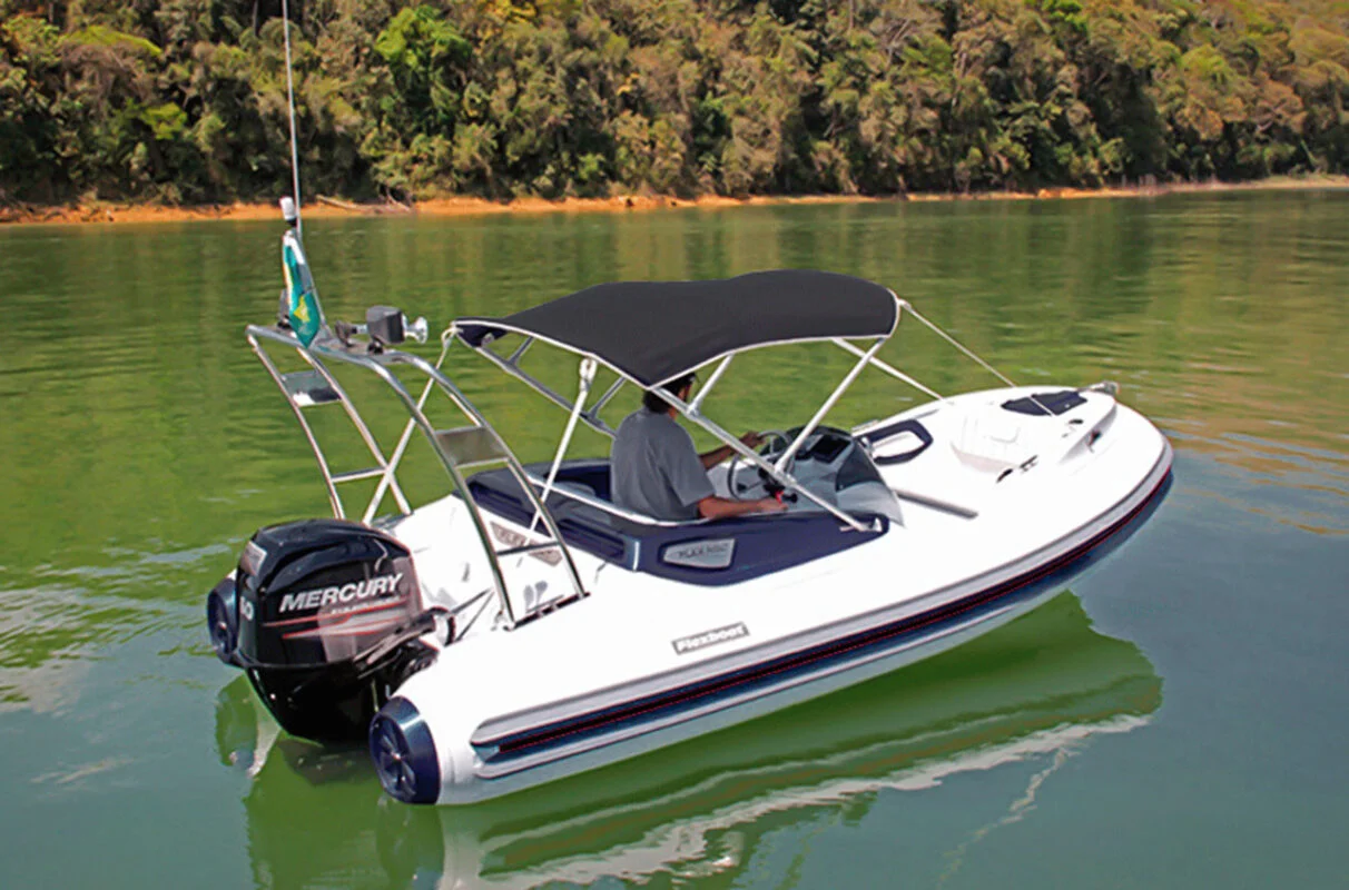 2022 Flex 450 with Yamaha F70LA | White w/ Black Accents - Image 3