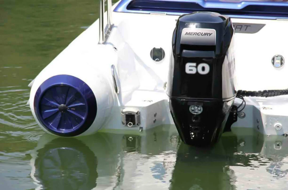 2022 Flex 450 with Yamaha F70LA | White w/ Black Accents - Image 4