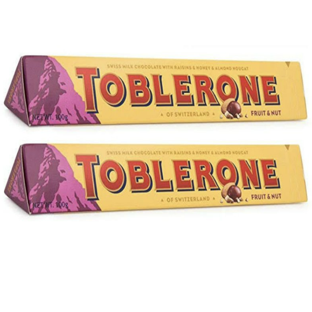 Toblerone Fruit And Nut Chocolate 100g